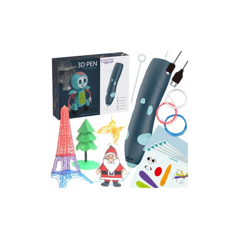 WOOPIE 56188 Długopis 3D z akcesoriami