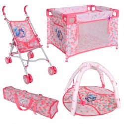 WOOPIE 56331 Zestaw Opiekunki z lalką 18w1