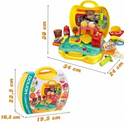 WOOPIE 56492 Zestaw Snack Bar Cinema Kino w walizce