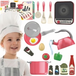 WOOPIE 56515 Zestaw Narzędzi Kuchennych Różowy 24el.