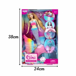 WOOPIE 56829 Lalka Gina Syrenka