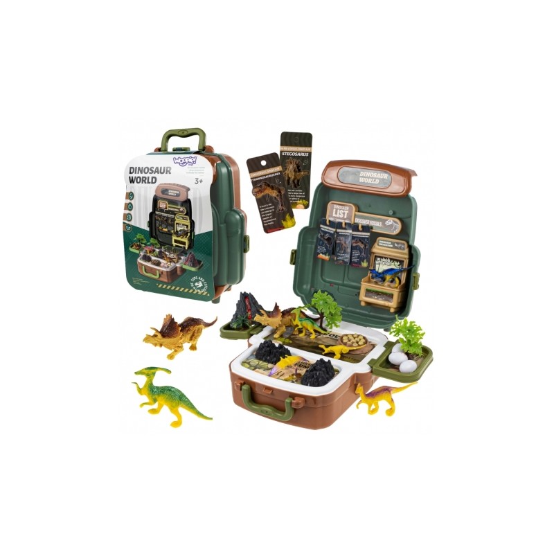 WOOPIE 57093 Walizka Dinosaur World - edukacyjny zestaw