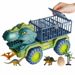 WOOPIE 57420 Samochó Dino z klatką i dinozaurami