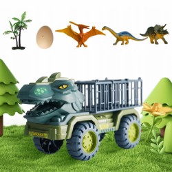 WOOPIE 57420 Samochó Dino z klatką i dinozaurami