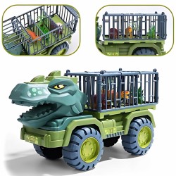 WOOPIE 57420 Samochó Dino z klatką i dinozaurami