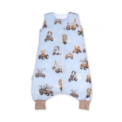 ALBERO MIO Śpiworek - kombinezon z nogawkami S (1,5 TOG ) C013 Little Drivers World