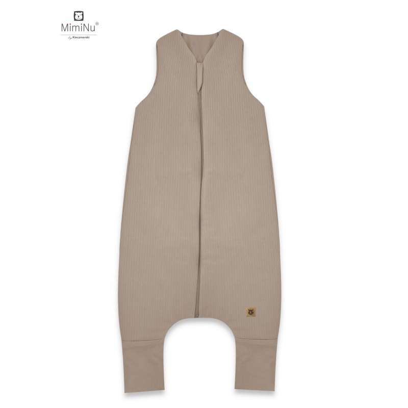KIECZMERSKI Śpiworek do spania ocieplany z nogawkami MIMINU SOFT FLO S mokka 80/98cm 1-2,5 roku
