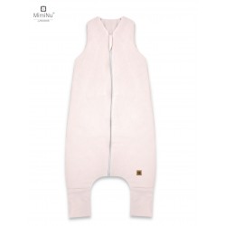 KIECZMERSKI Śpiworek do spania ocieplany z nogawkami MIMINU SOFT FLO S pudrowy róż 80/98cm 1-2,5 roku