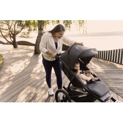 WÓZEK SPACEROWY LIMA DELUXE BLACK