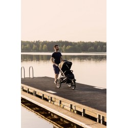 WÓZEK SPACEROWY LIMA DELUXE BLACK