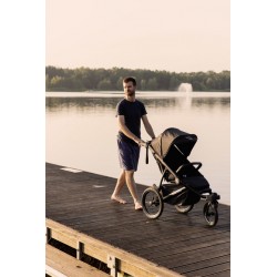 WÓZEK SPACEROWY LIMA DELUXE BLACK