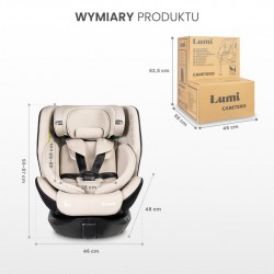FOTELIK LUMI I-SIZE DARK GREY (40-150) FOTELIK LUMI I-SIZE DARK GREY (40-150)
