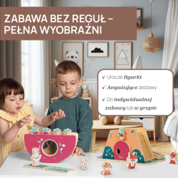 177813 POCIĄG DREWNIANY
