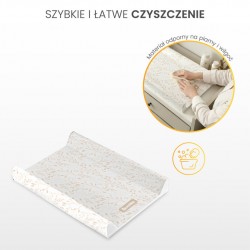 NADSTAWKA NA KOMODĘ - BEŻOWY LISTEK