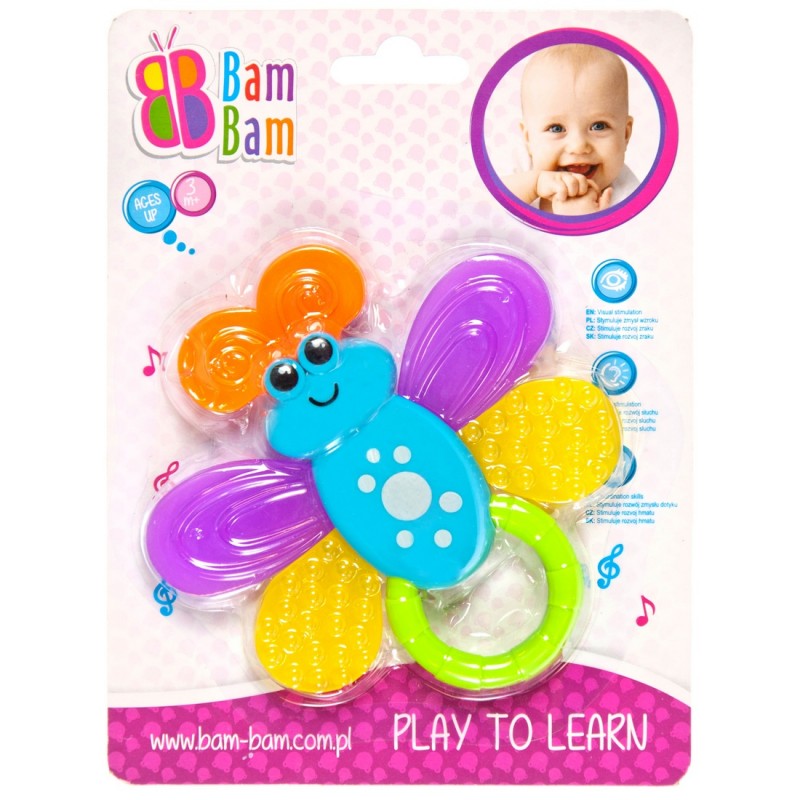 BAM BAM 359922 Grzechotka Motyl