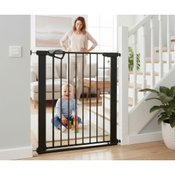 MILLY MALLY 6574 Bramka zabezpieczająca - barierka na schody Guardy 83 Black