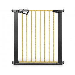 MILLY MALLY 6575 Bramka zabezpieczająca - barierka na schody Guardy 83 Black Natural