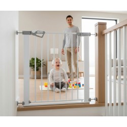 MILLY MALLY 6576 Bramka zabezpieczająca - barierka na schody Guardy 83 White