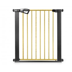 MILLY MALLY 6578 Bramka zabezpieczająca - barierka na schody z rozszerzeniem Guardy 104 Black Natural