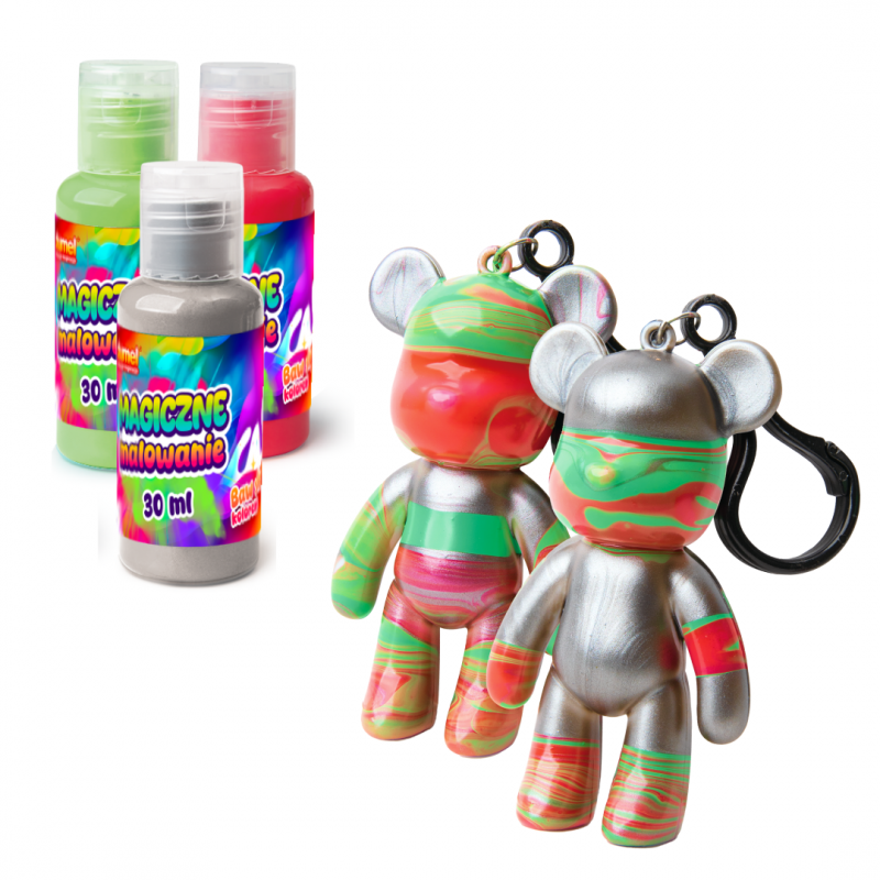 DUMEL DD 30622 Magiczne malowanie - misiowe breloczki
