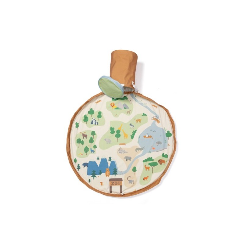 PLAY&GO SOO 601628 Kosz i mata 2w1 Zoo