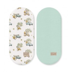 ALBERO MIO Prześcieradło do gondoli 2-pak W446 Koala w podróży