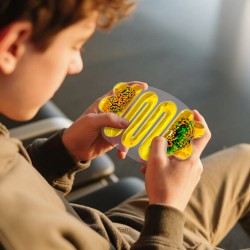 TULLO 706 Zabawka sensoryczna z cieczą squishy pomarańcz.