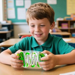 TULLO 707 Zabawka sensoryczna z cieczą squishy zielony