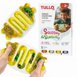 TULLO 708 Zabawka sensoryczna z cieczą squishy żółty