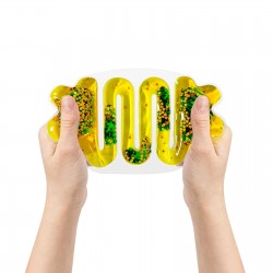 TULLO 708 Zabawka sensoryczna z cieczą squishy żółty