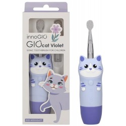 INNOGIO GIO-453VIOLET Soniczna szczoteczka dla dzieci GIOcat fioletowa