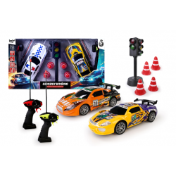 ARTYK 142338 Zestaw 2 aut zdalnie sterowanych - pościg policyjny