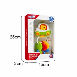 WOOPIE 56324 Muzyczne Breloczki Klucze Sensoryczne