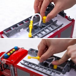 WOOPIE 57239 Ciężarówka Wóz Strażacki na wodę dźwięk