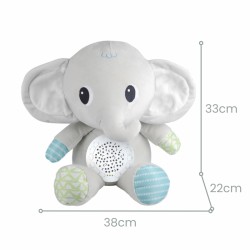 WOOPIE 58083 Przytulanka Słonik z Projektorem