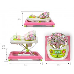 MILLY MALLY 3760 Chodzik dla dziecka Patrol Flower