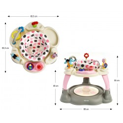 MILLY MALLY 6261 Centrum aktywności Twist Pastel Dots