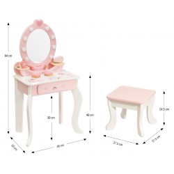 MILLY MALLY 6627 Toaletka Elly Pink