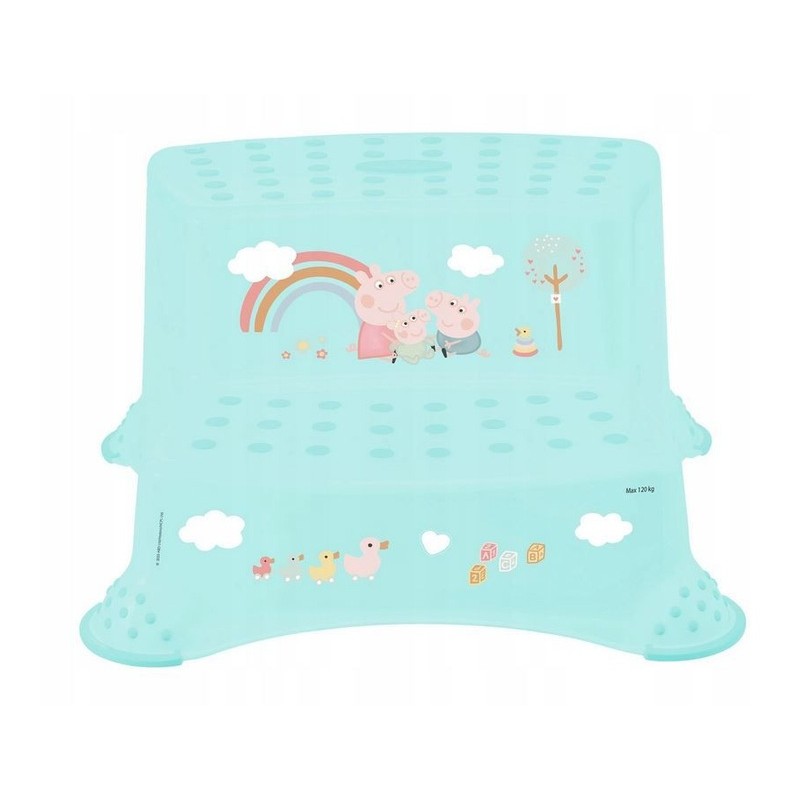 KEEEPER IGOR PEPPA PIG Podest dwustopniowy antypoślizgowy seledynowy