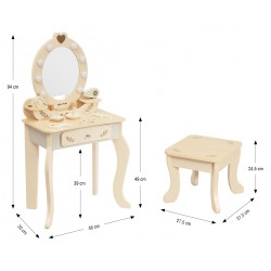 MILLY MALLY 6628 Toaletka Elly Natural