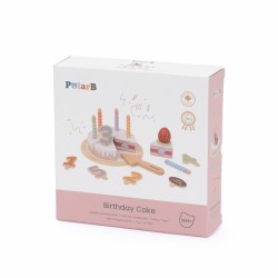 VIGA 44286 Drewniany Tort urodzinowy do krojenia