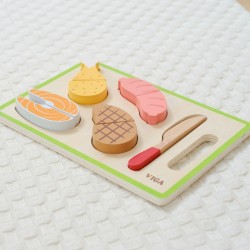 VIGA 44791 Zestaw do krojenia Mięsa - Realistyczna Zabawka