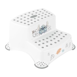 KEEEPER IGOR STITCH Podest dziecięcy dwustopniowy z funkcją antypoślizgową biały