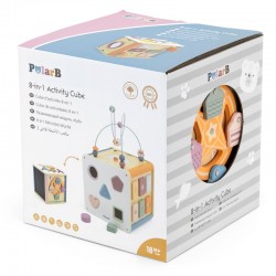 VIGA 44098 PolarB Edukacyjna Kostka 8w1 Sześcian Aktywności