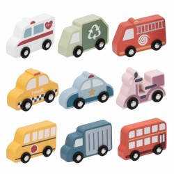 VIGA 44281 Drewniany Zestaw Pojazdów Miejskich