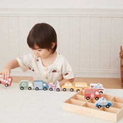 VIGA 44281 Drewniany Zestaw Pojazdów Miejskich