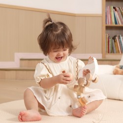 Viga 44285 Drewniana kurka  do ciągnięcia