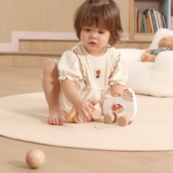 Viga 44285 Drewniana kurka  do ciągnięcia