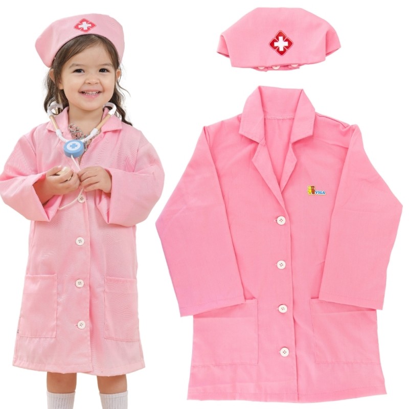 VIGA 44576 Strój Mundurek i Kapelusz małej Pielęgniarki