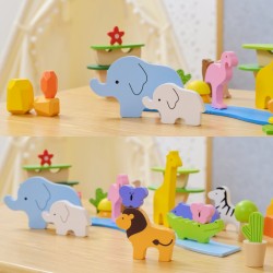 VIGA 44820 Drewniane Klocki Opowieści Tropikalne